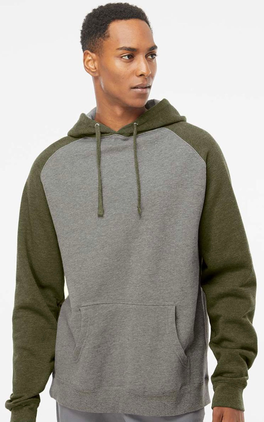 Raglan Hooded Sweatshirt