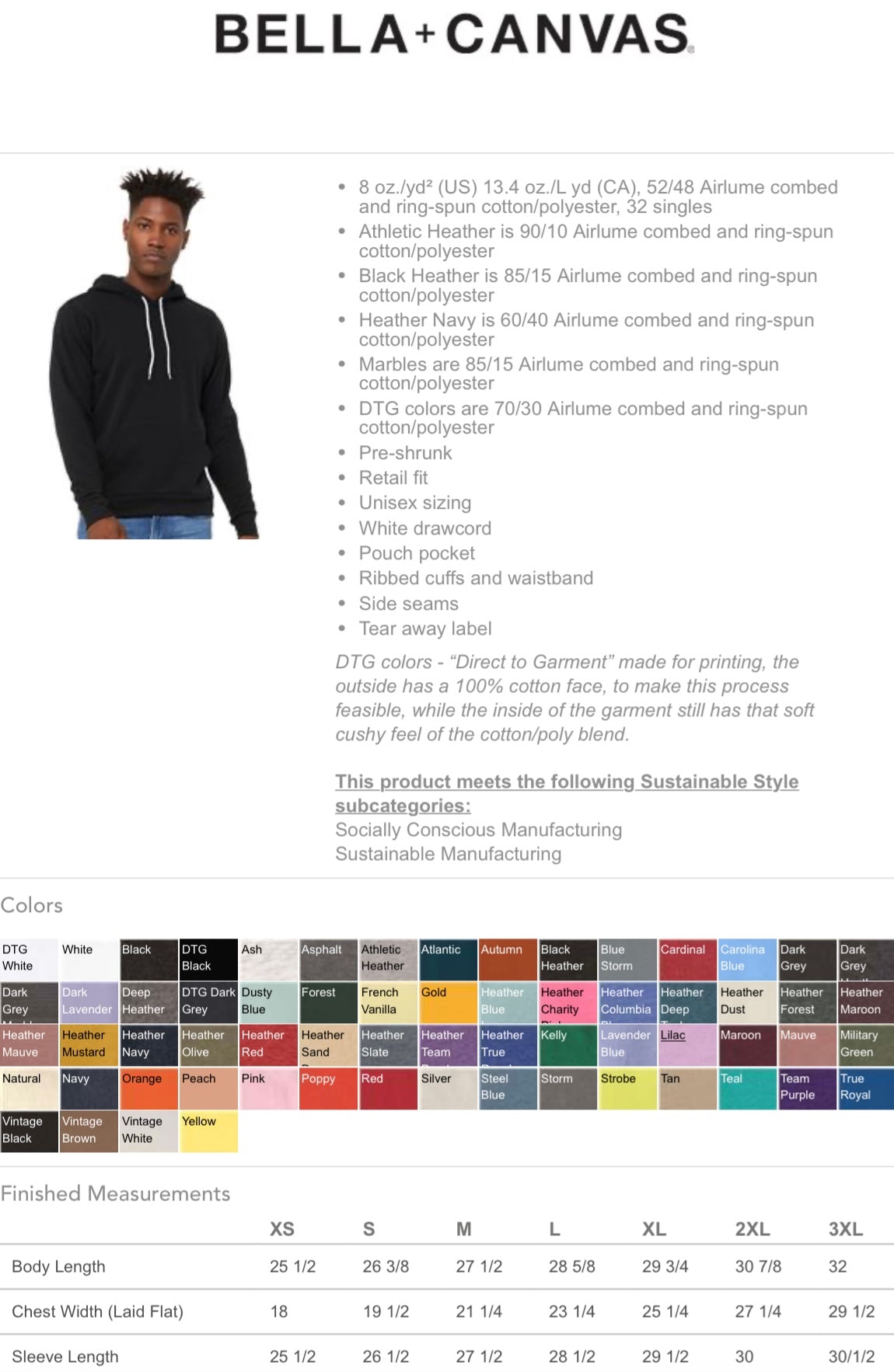 Sponge Fleece Hoodie