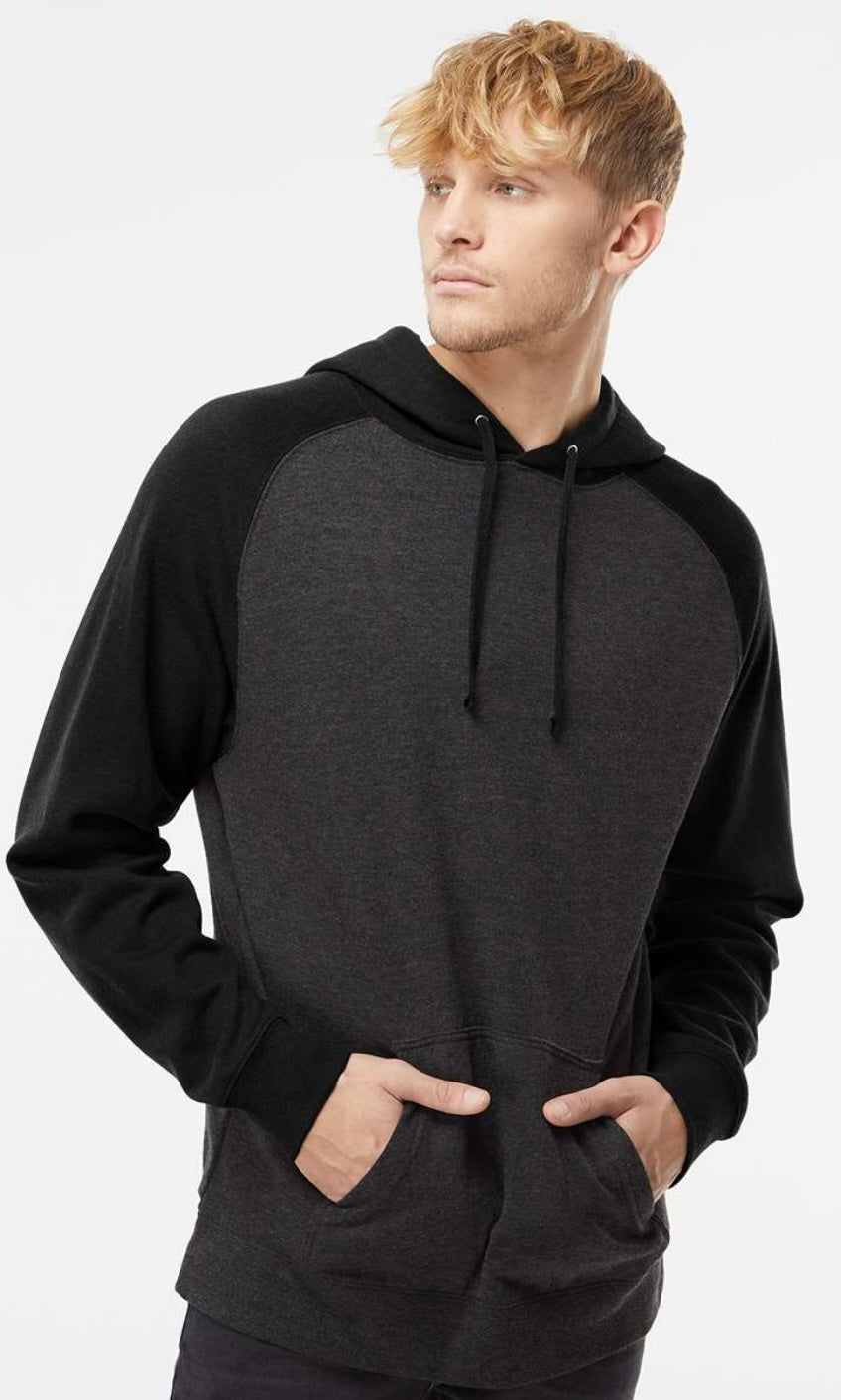 Raglan Hooded Sweatshirt
