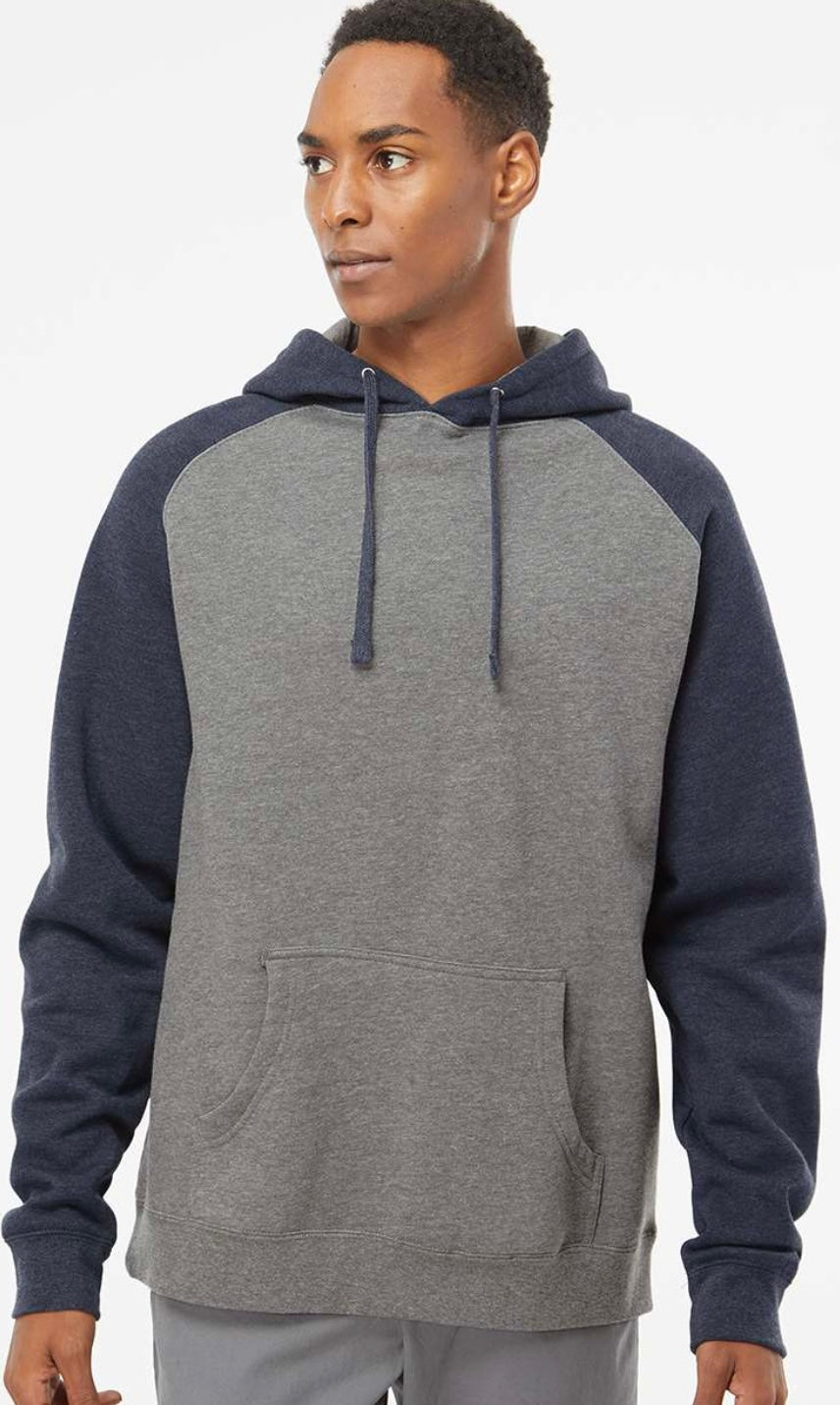 Raglan Hooded Sweatshirt