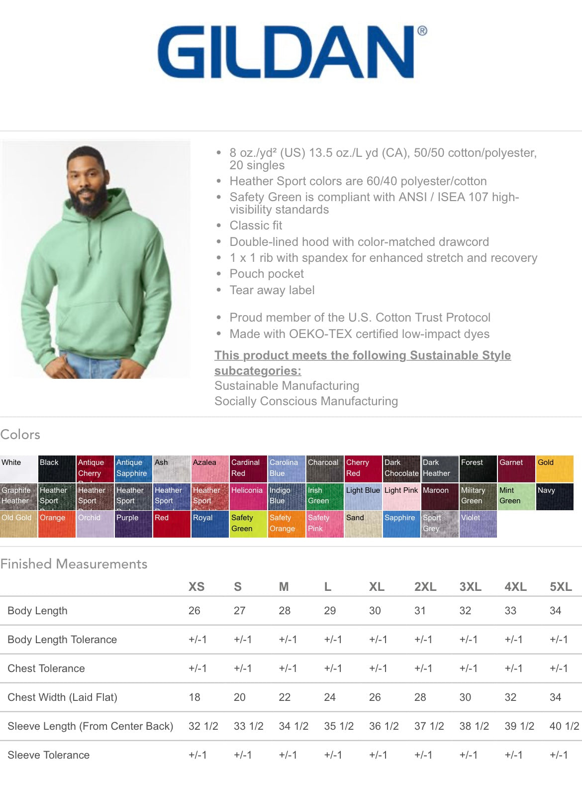 Heavy Blend Hooded Sweatshirt