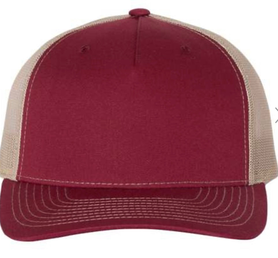 Stitch-On Leather Patch on Richardson Hat