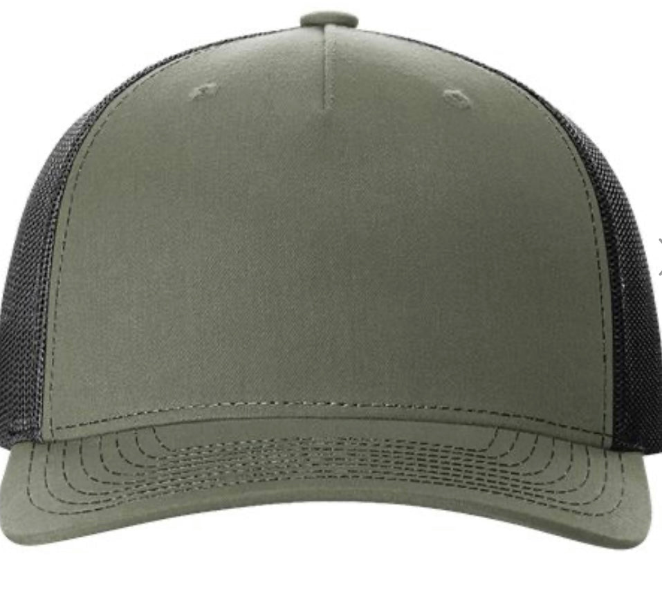 Stitch-On Leather Patch on Richardson Hat