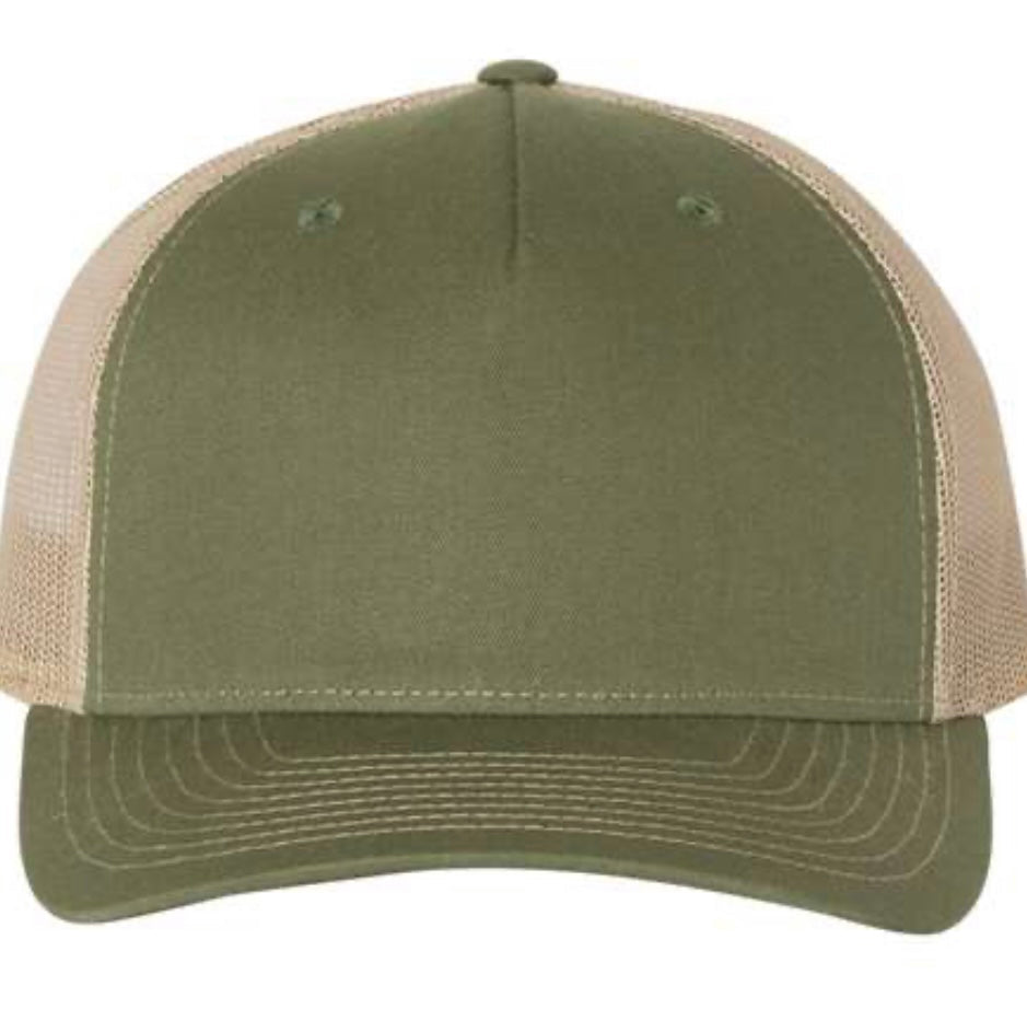 Stitch-On Leather Patch on Richardson Hat