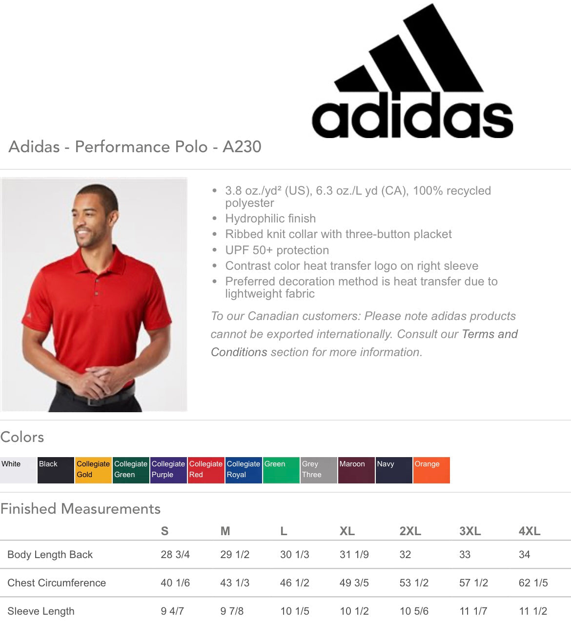 Adidas Performance Polo