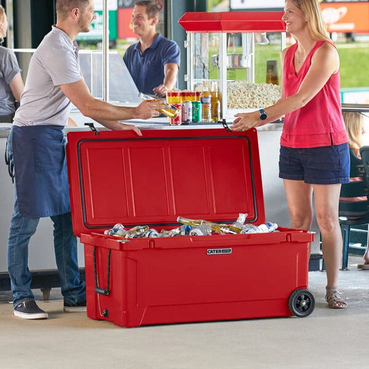 170qt Mobile Rotomolded Extreme Outdoor Cooler/Ice Chest